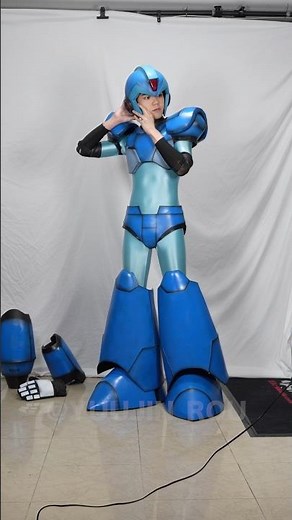 Megaman X Cosplay Suit Up #cosplay #megaman
