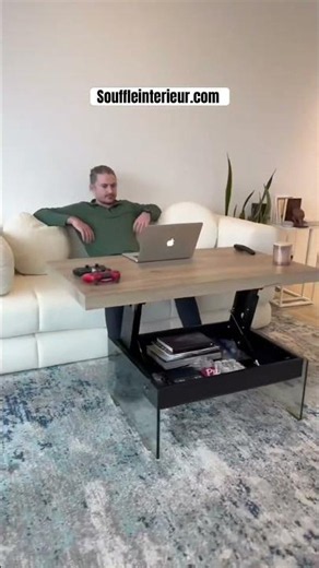 Table basse avec plateau relevable : la solution design et pratique pour votre salon