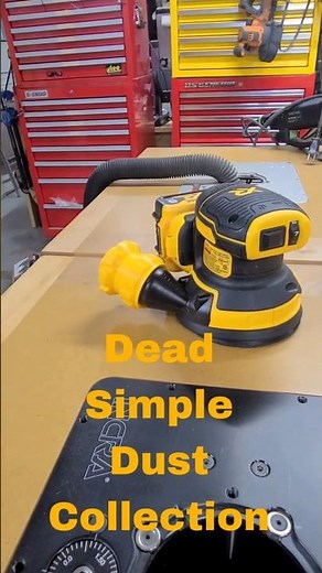 Magnetic Dust Hose Airlock Adapter for DeWalt Tools | Dead Simple Dust Collection