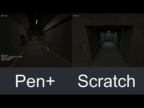 The Mast 3D || Pen+ renderer vs Scratch