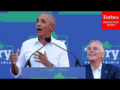 Obama Stumps For Terry McAuliffe With Virginia's Election Two Weeks Away