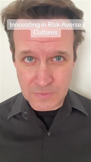 Innovating in risk-averse industries: Build de-risking all through the process. #innovation #innovationleadership #innovationmanagement #riskaverse