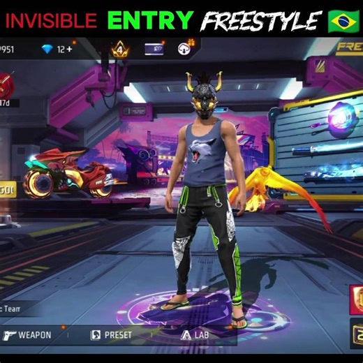 Aura of Freestyle 🇧🇷 player 👾#freefire #shortvideo #freestyle
