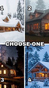 🌌 Extreme Nature Cabins — Which One Could You Live In? Some cabins aren’t just escapes — they’re surrounded by nature at its boldest. Deep snow, rolling fog, star-filled skies, and falling snowflakes turn a simple cabin into something unforgettable. These are places where nature sets the mood. Would you choose a cabin buried in deep snow, hidden in thick fog, glowing beneath a starry sky, or softly wrapped in falling snow? Each environment feels intense in its own way — quiet, dramatic, and bea