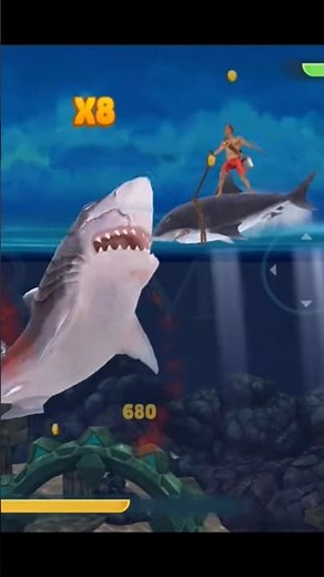 Feeding Frenzy Turns Sharks Into Killing Machines #hungrysharkevolution