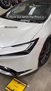108K views · 554 reactions | Toyota is known for hiring random words around its cars, here is the latest one on the new Prius! #toyota #prius #hybrid #message #hiddencompartment #funny #mechanic #carstuff | krisbuchowicz | Facebook