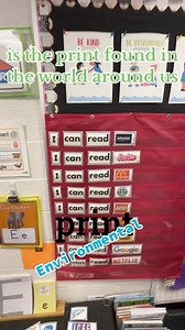 5.5K views · 66 reactions |  Discovering Environmental Print! ✨...