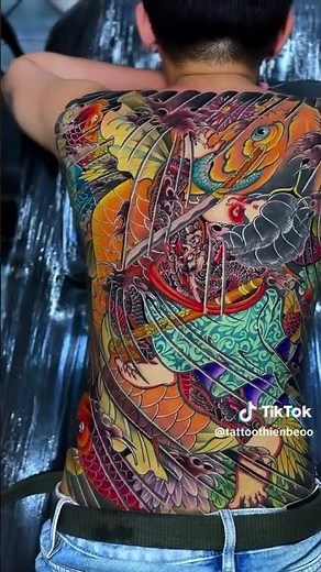 ลายลักเต็มหลังสวยๆแน่นๆ #แบบลายสัก #ลายสักญี่ปุ่น #ลายสัก