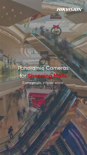 Advanced Panoramic Security Cameras for Shopping Malls