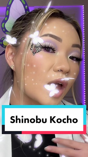 Shinobu Kocho: The Insect Hashira | Demon Slayer Makeup Tutorial