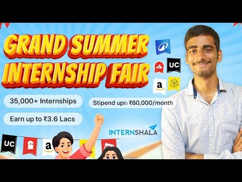 🚀 35,000+ Internships LIVE | Internshala Summer Fair 2026 | Apply Now!