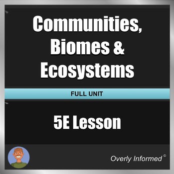 Communities, Biomes & Ecosystems 5E Lesson Plan | Instructional Unit