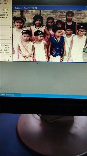 How to 3R Size Photo Cut and Print - Photoshop #Shorts