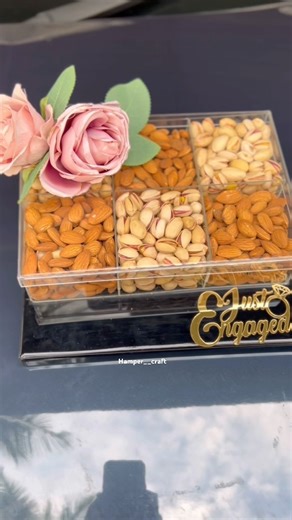 Tutorial vedio | nuts hamper | engagement hamper | hamper making bedio