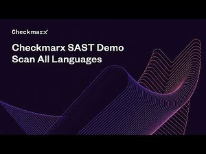 Checkmarx SAST Demo – Scan All Languages
