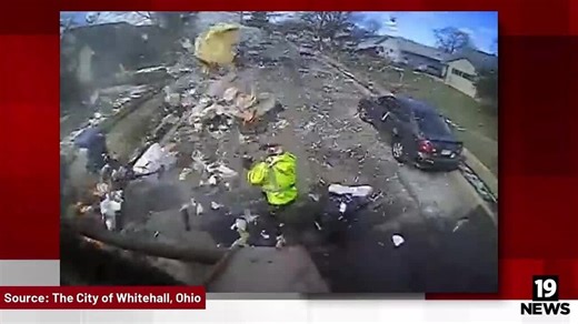 Improperly discarded oxygen tank explodes inside Ohio garbage truck