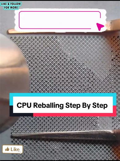 CPU Reballing Step by Step Guide