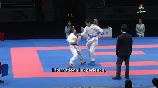 Macau athletes Fong Man Wai and Iong Kuan Hou secured gold medals in their respective weight divisions on the final day of the National Games karate competition, bringing Macau’s total medal count to three gold and two bronze. | TDM Canal Macau