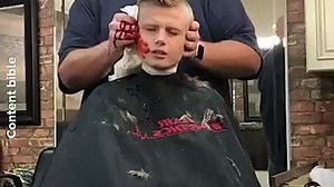 Barber Pranks Kid By Pretending He's Cut His Ear Off
