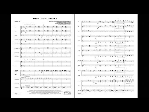 Shut Up and Dance arranged by Michael Sweeney