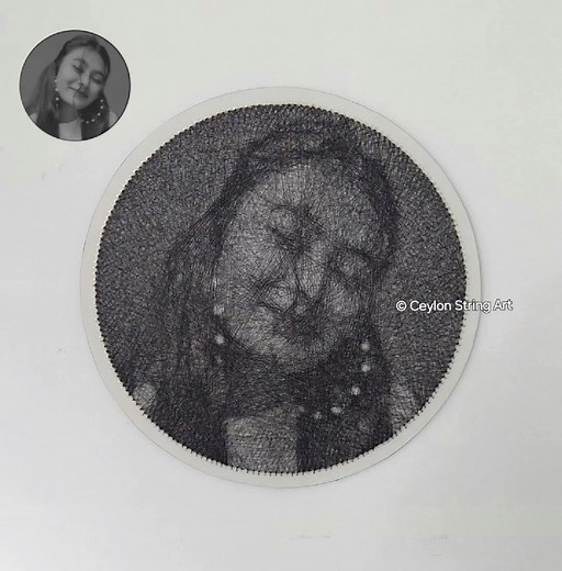 String Art Portrait Commission work 4000 staright lines on white background it's about 2.3 km of thread🧵 Surprise your loved🥰 ones on their special occasions with a unique gift🎁 Contact us to place your orders (Customize) to suprise your ♥️loved ones with beautiful string art portrait. Contact us for more details: 📞 078 799 1194 Whatsapp: 078 799 1194 #Ceylonstringart #threadart #portrait #birthdaygifts #anniversarygift #weddinggift #handmade #SriLanka #uniquegifts#foryoupage #foryou #trendi