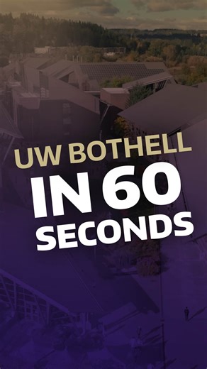 UW Bothell on Instagram: "Got a minute? Take a quick tour of the University of Washington Bothell. From our academic programs and diverse student body to our commitment to sustainability, this 60-second video shows what makes us stand out — all while earning a UW degree."