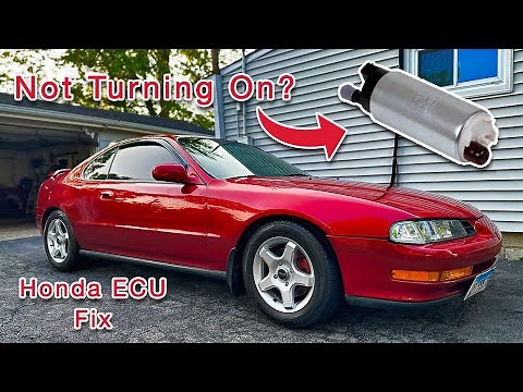 Honda ECU No Fuel Pump Fix!