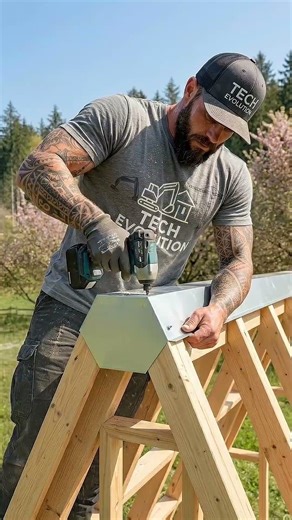 Transformation of an old trailer into a cozy camping cabin. 🚐🏕️