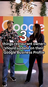 8.1K views · 127 reactions | Are you a restaurant owner? Dave Ciancio shares 3️⃣ Google Business Profile tips that can help boost your online presence! ️ | Google Small Business | Facebook