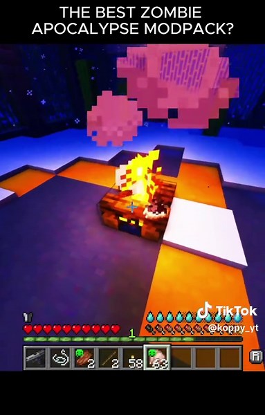 The best zombie modpack on minecraft #zombiemania #foryoupage❤️❤️