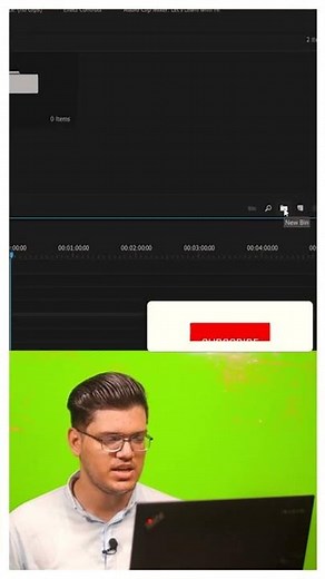 How to Create Bins in Adobe Premiere Pro - Adobe Premiere Pro Tutorial #shorts