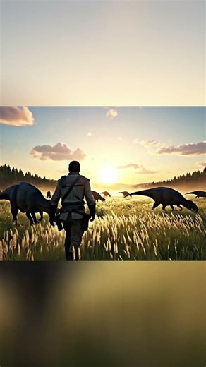 Dinosaurs are so majestic, but they stampede! Then they just wanna graze. Who knew? #Dinosaurs