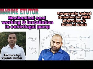 Mechanical seal working & installation in centrifugal Pump
