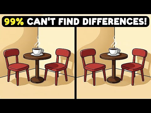 🧠🧐 Find the Differences | Visual Puzzle 《Only 1% Pass》#2