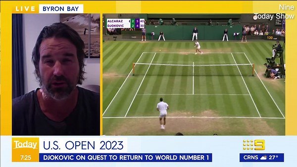 Pat Rafter discusses the US Open in rare TV interview