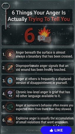 🧠 6 Things Your Anger Is Actually Trying To Tell You | Psychology Explained #Shorts