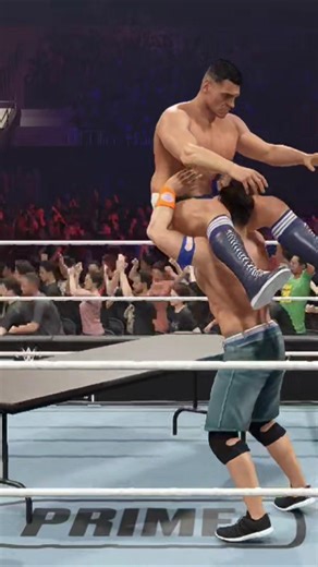 CENA POWER BOMB GUNTHER THROUGH TABLE #shorts #wwe