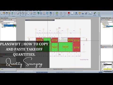 PLANSWIFT | HOW TO COPY AND PASTE TAKEOFF QUANTITIES.