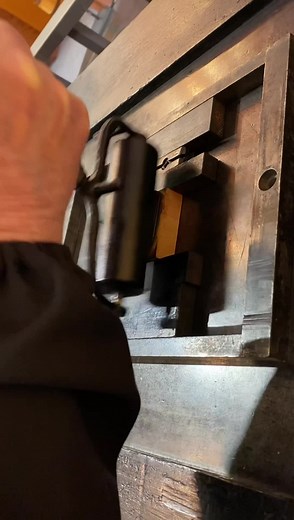 July 29, 1958 On this day in 1958, President Dwight D. Eisenhower signed the National Aeronautics and Space Act of 1958, established the National Aeronautics and Space Administration (NASA). In honor of today, Howard printed an image from a cut that was originally made for a flyer our print shop printed for a previous exhibit our museum had in conjunction with the former Science Center. Howard also discussed a past career he had and his connection to the printed image. #onthisday #todayinhistory