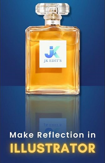 How to create reflection in illustrator #illustrator #graphics #tutorial #edit #adobe