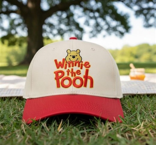Winnie the Pooh Baseball Cap Vintage Disney Embroidered Hat Classic Cartoon Character Est 1966 Collectible Gift Retro Style Accessory - Etsy