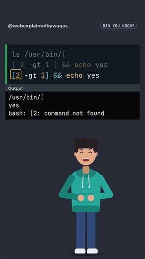 The [ in Your Bash if Is Actually a Program 🤯