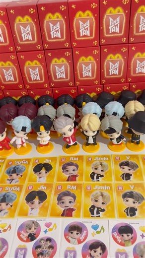 BTS TinyTAN Happy Meals at McDonald’s ❤️ Full Encore Edition Collection ✨ #BTS #TinyTAN #Kpop