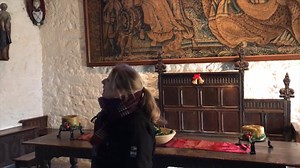 The Rock of Cashel (Irish: Carraig Phádraig), also known as Cashel of the Kings and St. Patrick's Rock, is a historic site located at Cashel, County Tipperary, Ireland. https://lovetovisitireland.com/the-rock-of-cashel-visitors-guide/ According to local legends, the Rock of Cashel originated in the Devil's Bit, a mountain 20 miles (30 km) north of Cashel when St. Patrick banished Satan from a cave, resulting in the Rock's landing in Cashel. Cashel is reputed to be the site of the conversion of t