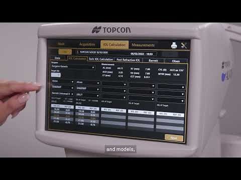 How to Perform IOL Calculations on my Topcon Aladdin