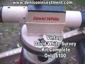 Vintage David White Survey Kit Alp6-18 denisoninvestment.com