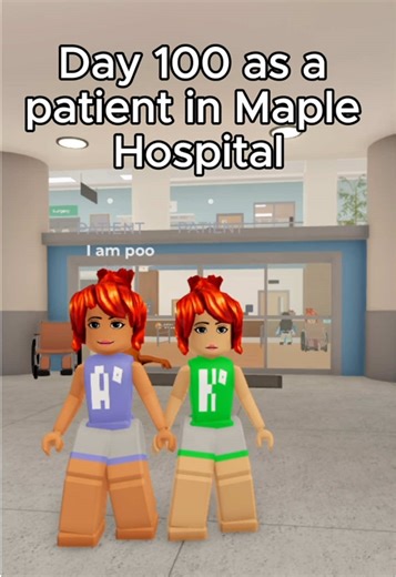 Our first time being treated together 👀 and yes, we’re 2 people guys 😭 || prev. @AK Pranksters || Maple Hospital Roblox Game || #roblox #robloxfunny #maplehospital #robloxfyp #robloxrp