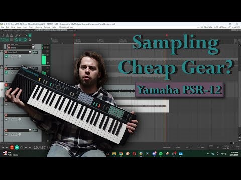 Building a Track with Cheap Gear: Yamaha PSR-12 Keyboard | Synth Review