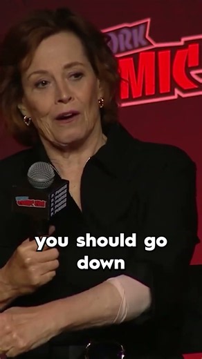 Sigourney Weaver REVEALS how she filmed this iconic Ripley line in Alien #nycc