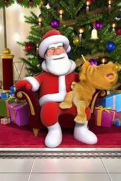 Talking Santa meets Ginger